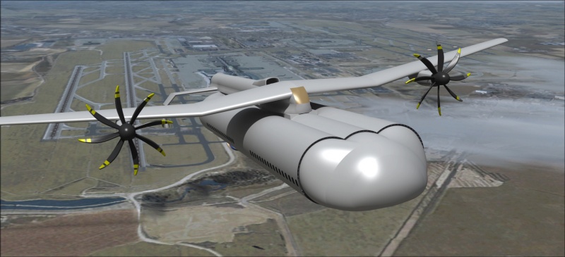 Bee-Plane after takeoff - CDG